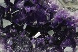 Amethyst Cut Base Crystal Cluster - Uruguay #138855-1